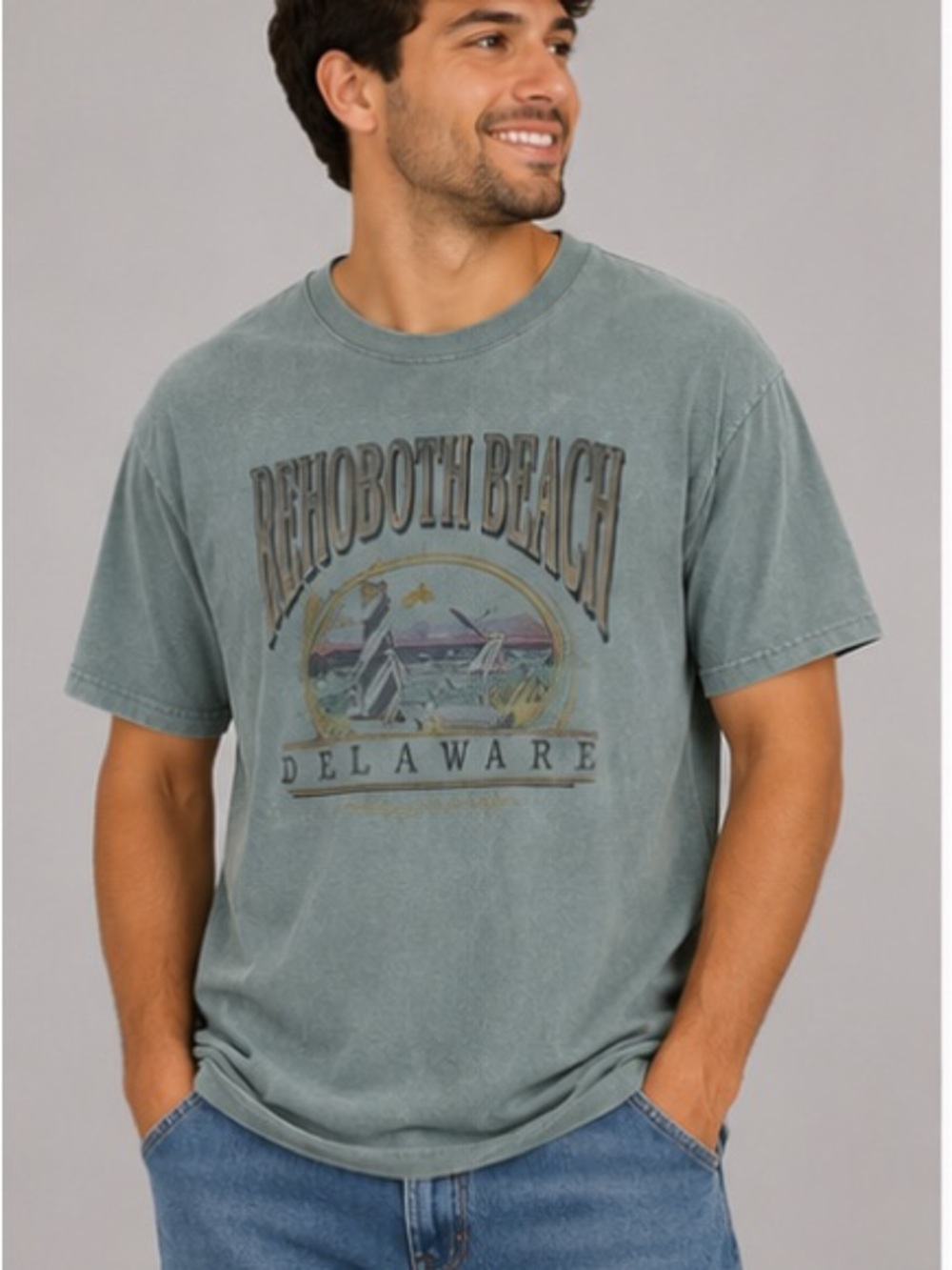 Rehoboth beach Delaware graphic tee large